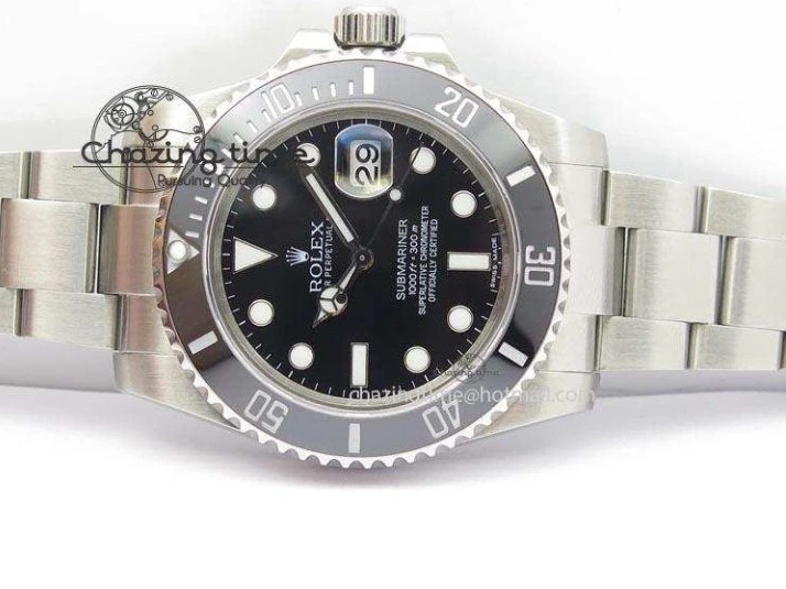 Black ETA2836 Submariner SS Maker Best BP Swiss Dial SS Edition 0416